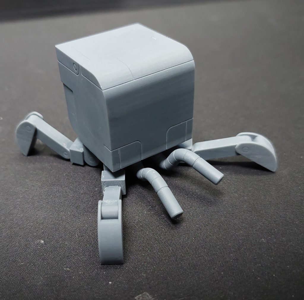 手足は別パーツなのですが、組み立ての時に位置を間違えました。