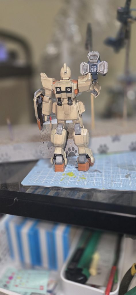 膝の後はめ加工で失敗したので、素立ちしか出来ません。今後に生かしていきます😅