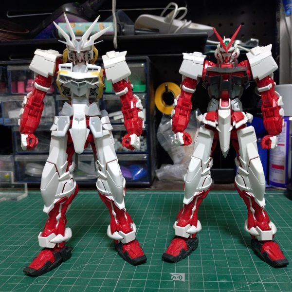 ロードアストレイ腰のスクラッチが終わり、5月の目標だった頭、胴、腰のミッションコンプリートです🫡このままのペース、モチベーションなら9月のネクスポまでに全然間に合いそうです！トラブルなければ！😇脚部に進みます。（5枚目）