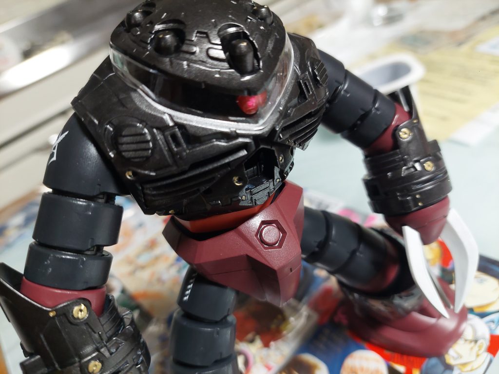 フレームもっと塗り分けたらよかったかもエナメル塗料でいい色ないか探してこよ