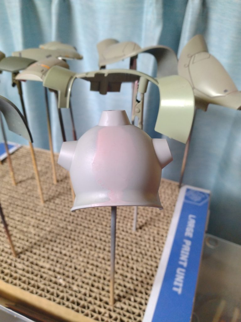 合わせ目消しを初めてやってみました。