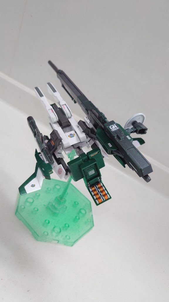 GNFW/Rで採用しなかったGNミサイルコンテナをこっちで採用しました(gandam-hand2)武装超長距離狙撃銃(GNフォートレスは使用不可)GNビームスプレーガンGNミサイルコンテナGNシールドビット改を装備しています(gundam-kao6)