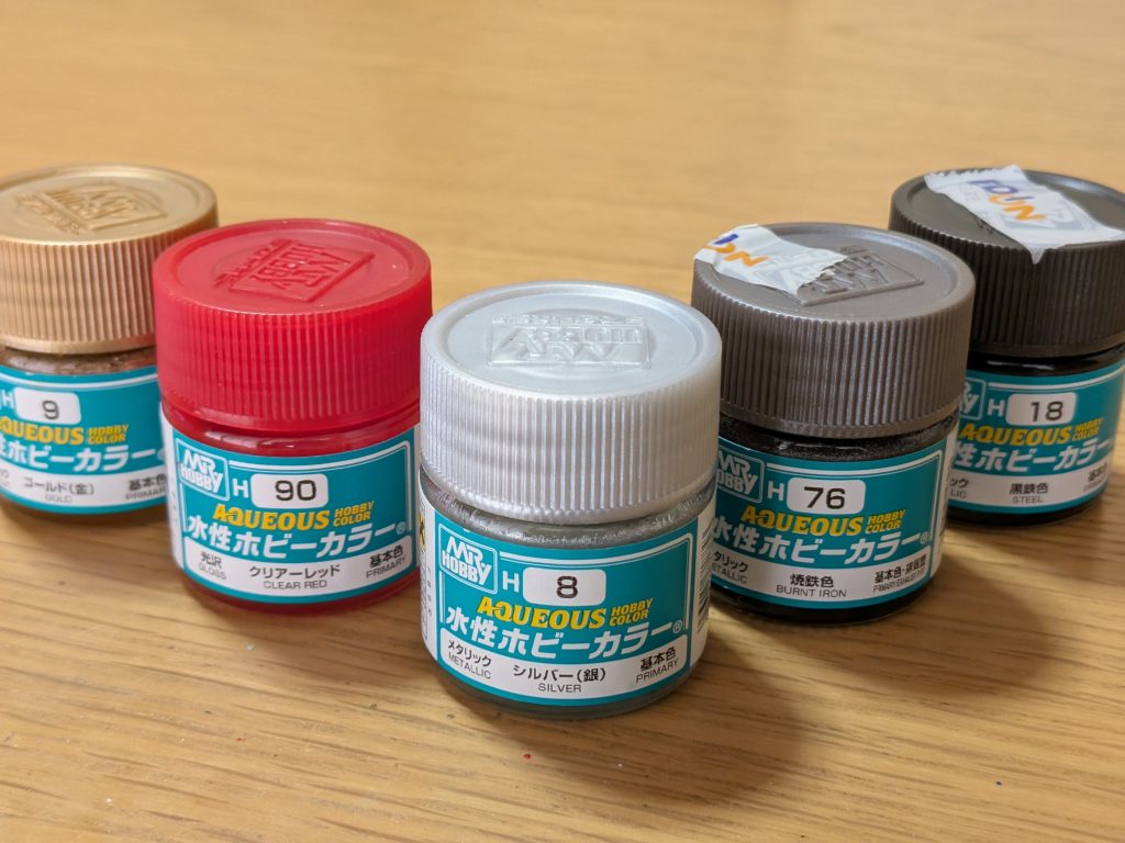 使った塗料はこれだけwww少ない!