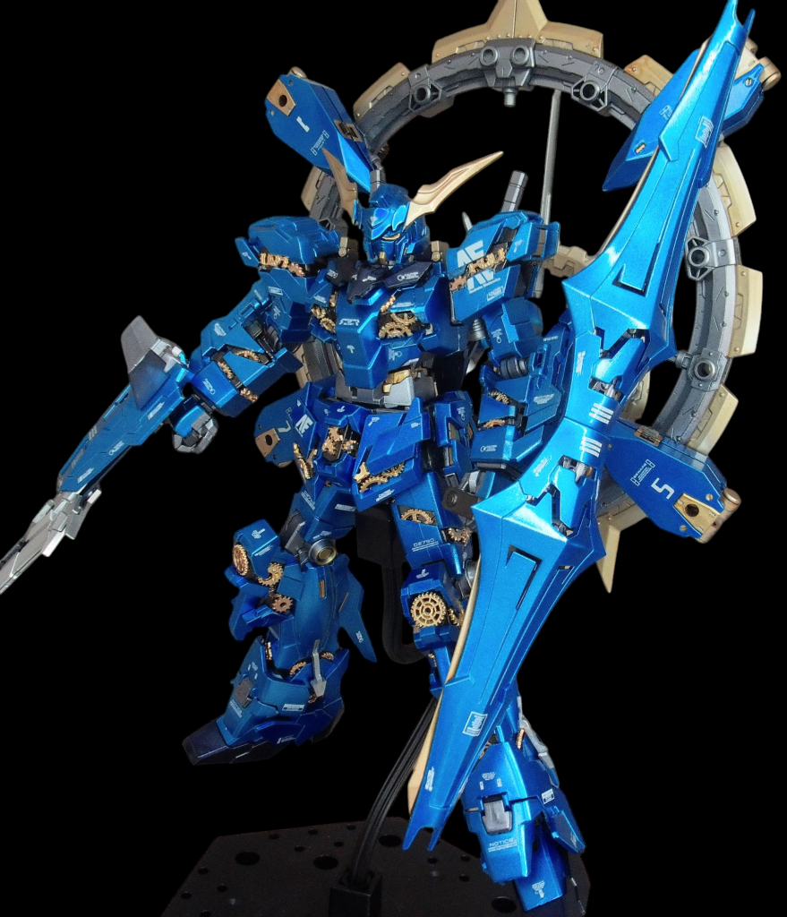 盾と背中にのみデストロイ解除。通常時も作りたかったですが、加工が大変すぎてくじけました。