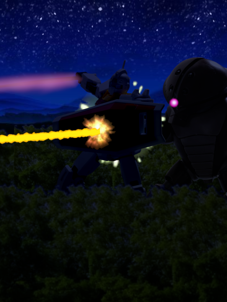 連邦兵「うわぁぁ!」ケーリ「はぁ...まだ来るぞ...!」