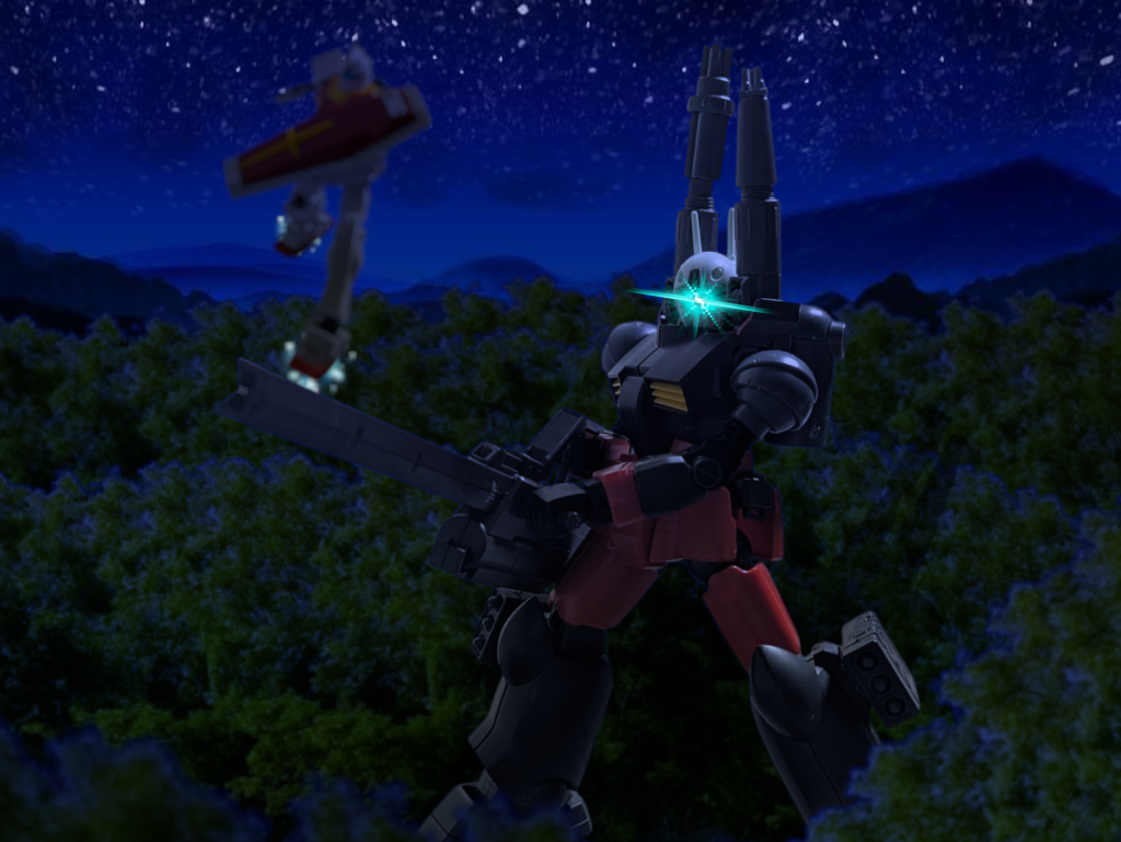 マイク「隊長!!」パドゥル「連携が乱れたな...。ふぁ〜。指揮官機やったぞー。」連邦兵「なんて威力だ...。」連邦兵「こんな距離から...?」