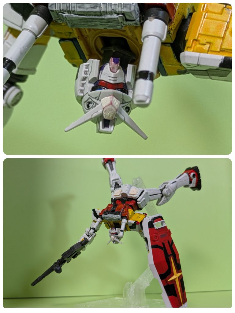 180°バルカン発射。全景見るとダサく見える。