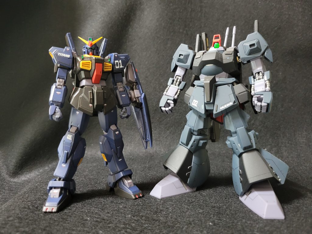 リックディアスと2ショット。02デカールはリックディアスに貼ってました。クゥっ(T_T)