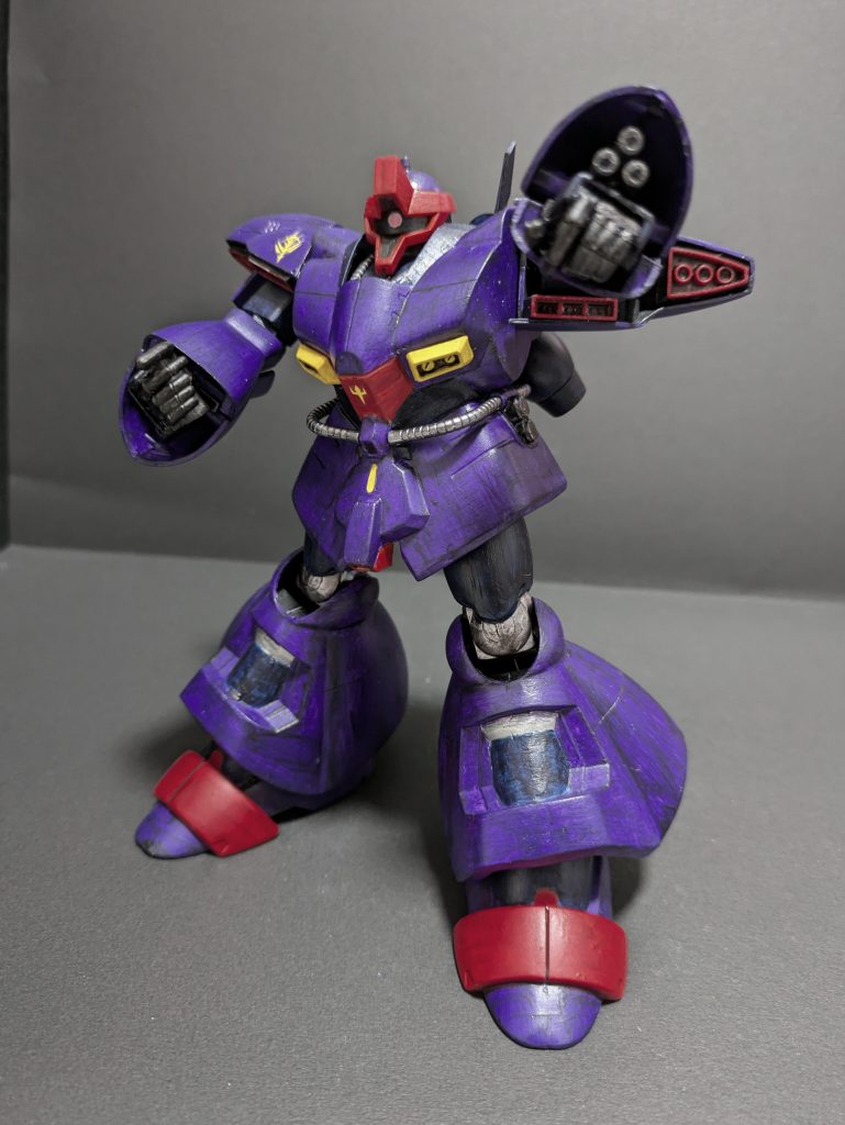 旧キットドライセンのメインギミックである腕部スライドですがバキバキに折れてほぼオミットです😭😭