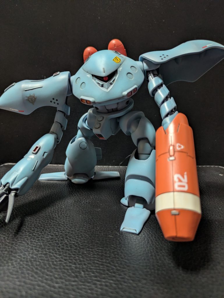 ジオン水泳部の中でも、いやMS中でも随一の異型モビルスーツ、1回見たら忘れられないです。今日はゴッグシリーズがいっぱい投稿されますように！