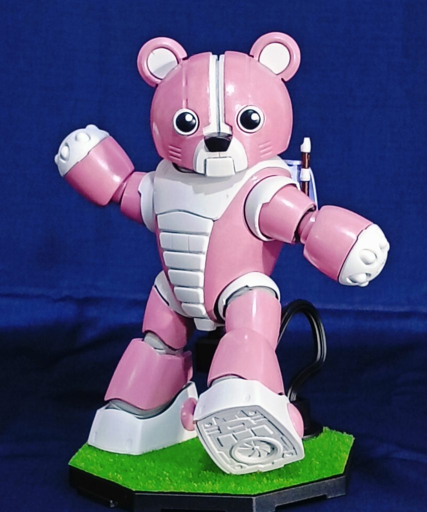 家族からの依頼で製作 ピンクでとのリクエストでプチッガイフューチャーピンクの配色にしました パステルブルーのランドセルが気に入ってます スミ入れはあえてしてません