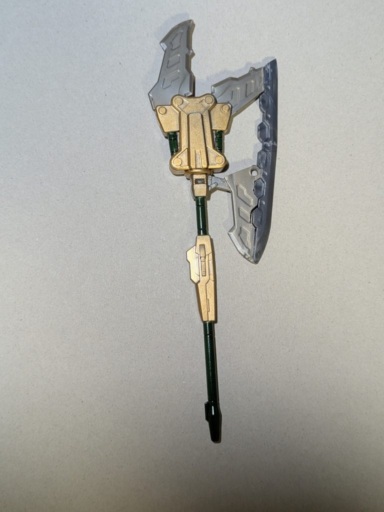 専用のヒート・ホークは一番くじのオプションパーツセットを組み合わせてそれっぽく作りました。