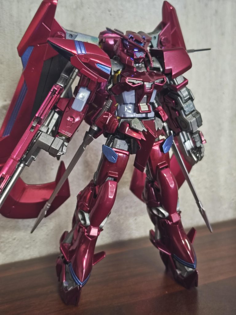 こちら屋内で撮りました。レインボーン感分からねぇ