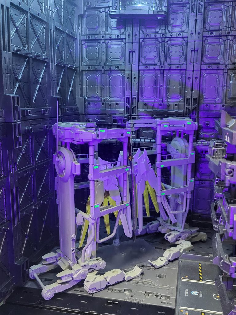 格納庫のシーン