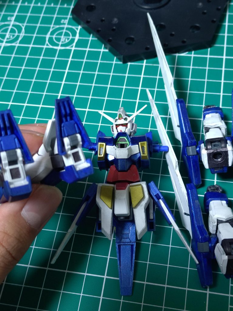 ※忘れてたシール部分と足の裏を塗りました。