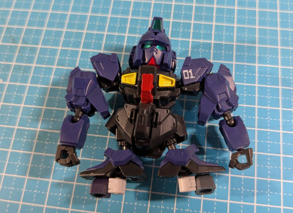 上半身は、脚を外し肩に着けています。