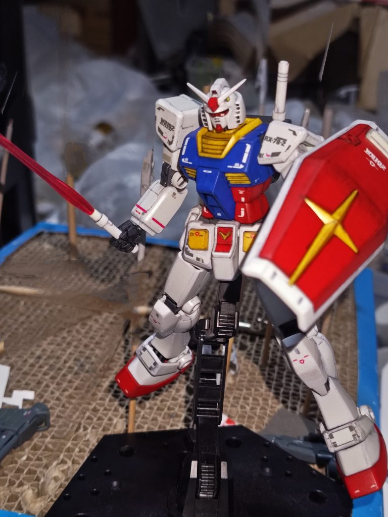 次に、ビームサーベルで、攻撃態勢😊