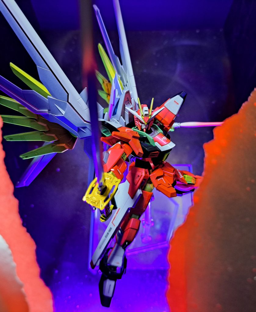 対艦刀はMGアストレイレッドフレームの『ガーベラストレート』に替えました。やっぱり日本刀はシルバーがよくて…次回はSEED Freedom のズゴックを製作予定｡…なんかアスラン関連ばっかり…ご閲覧ありがとうございました。