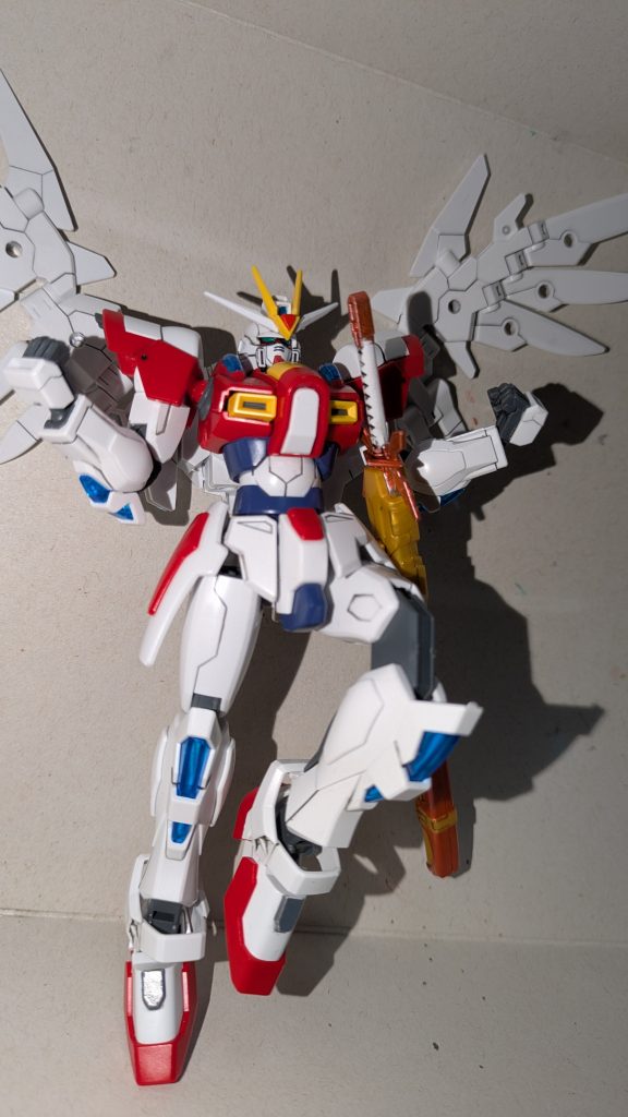 某バーニングガンダム弍式をイメージしたポーズ