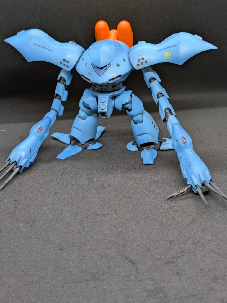 ハイゴッグてす。ゴッグの日なので仲間ということで。こちらも発売開始日ではないですが、結構前に作ったものになります。改造箇所は特になし。爪が肉抜きされてるので、埋めました。