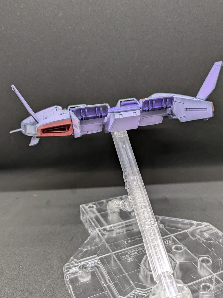 アクションベース1にしか対応していないみたいです。なんか傾いてるような気がしますが、ちゃんとMSが乗せられます。