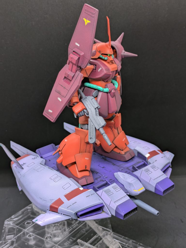 ユニコーン版の連邦軍使用のロービジ風のも購入してあるので、この2つがあるとディスプレイの幅が広がりそう。スペース取りますが⋯。こういうサブメカまで商品化されているのがガンプラのスゴイところです。最後までご覧いただき、ありがとうございました。