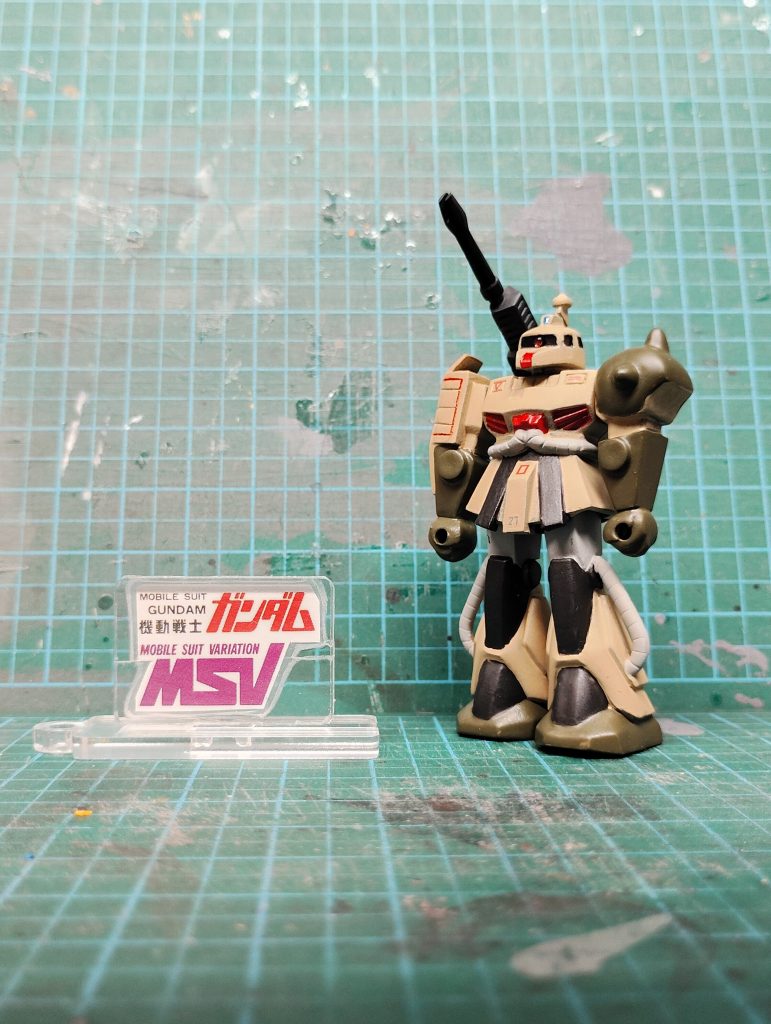 　1/300 森永チョコスナック MS-06K ザクキャノン–2枚目/制作者：だんくら工房・mk戦車