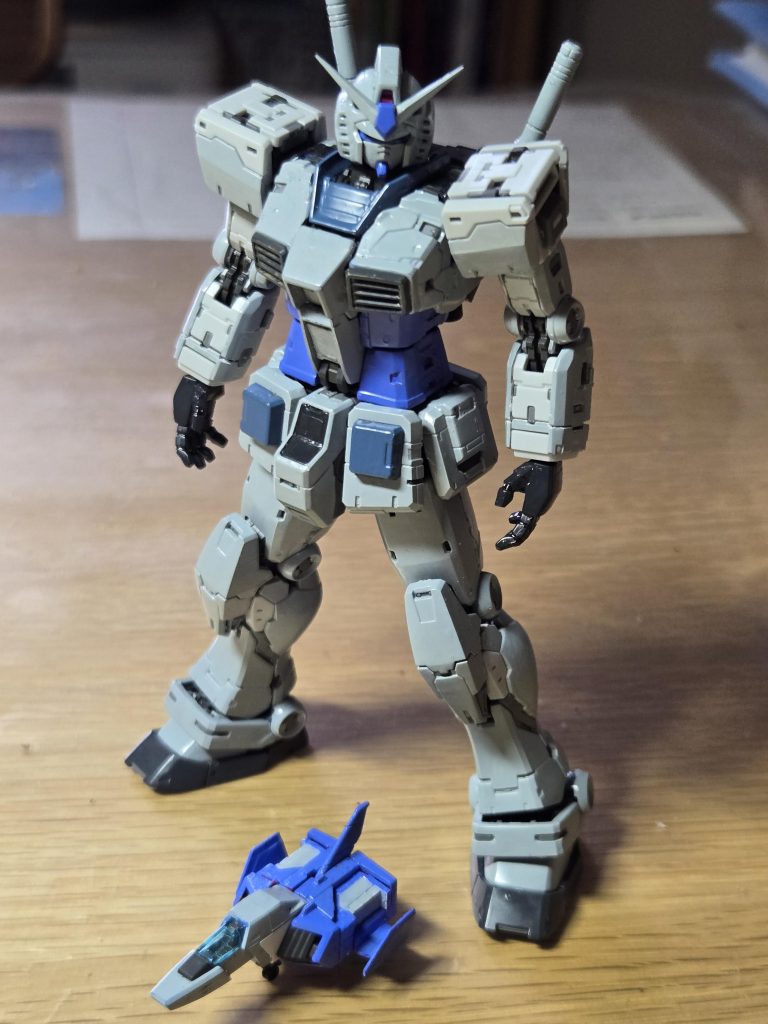 腹部のV字マークはG3には向かない気がしたので削って溝も消しました。