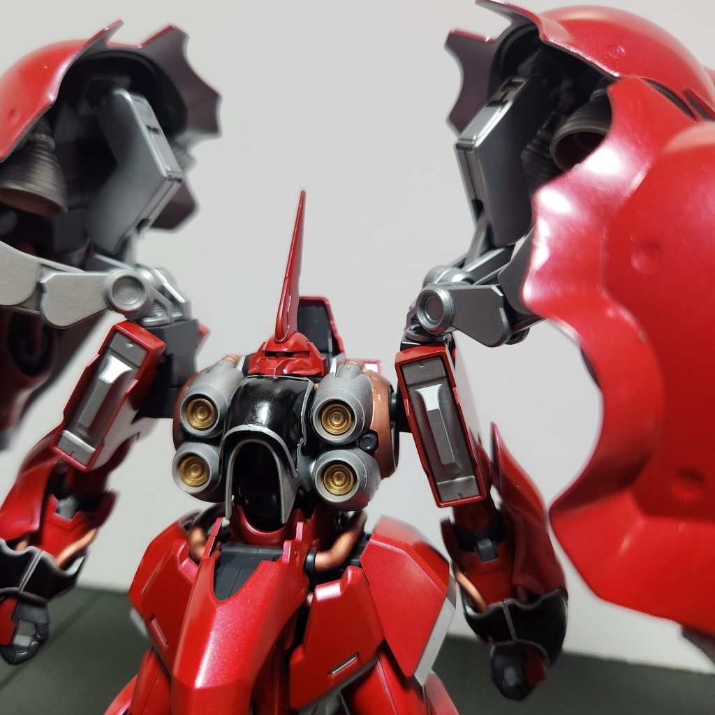 正月に仮組みしたクシャトリアをオリジナルカラーで製作しました。