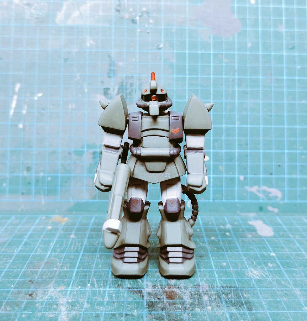 　1/300 森永チョコスナック MS-06M ザク・マリンタイプ　–2枚目/制作者：だんくら工房・mk戦車