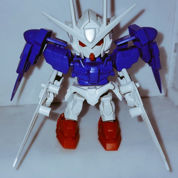 EXスタンダード ウイングガンダムゼロ&ダブルオーガンダム仮組み完成。（3枚目）