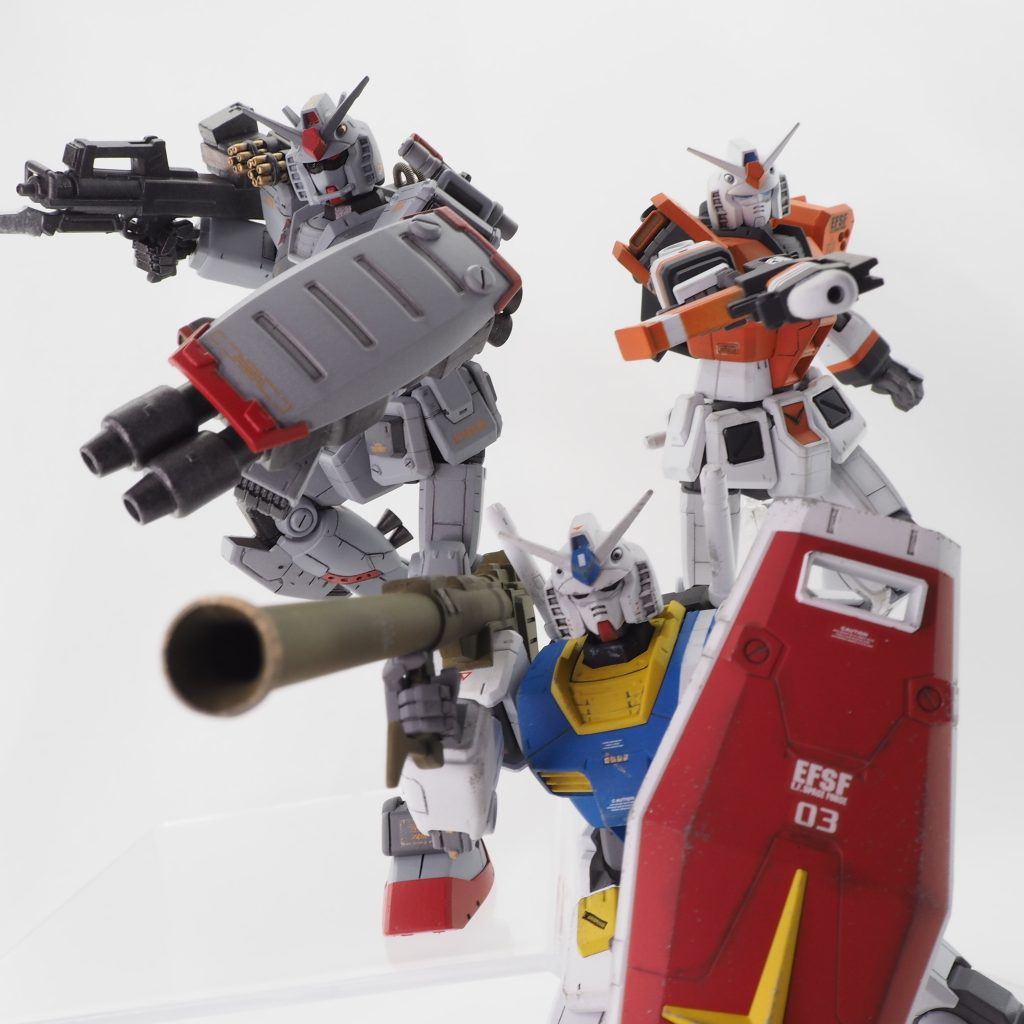 アッセンブル!今回は以上です!3体も作ったんで、よほどの事がなければG30thはもう作らないと思います…笑ストレート組みしてない自分が言うのもナンですが…オススメのキットですよ☺️