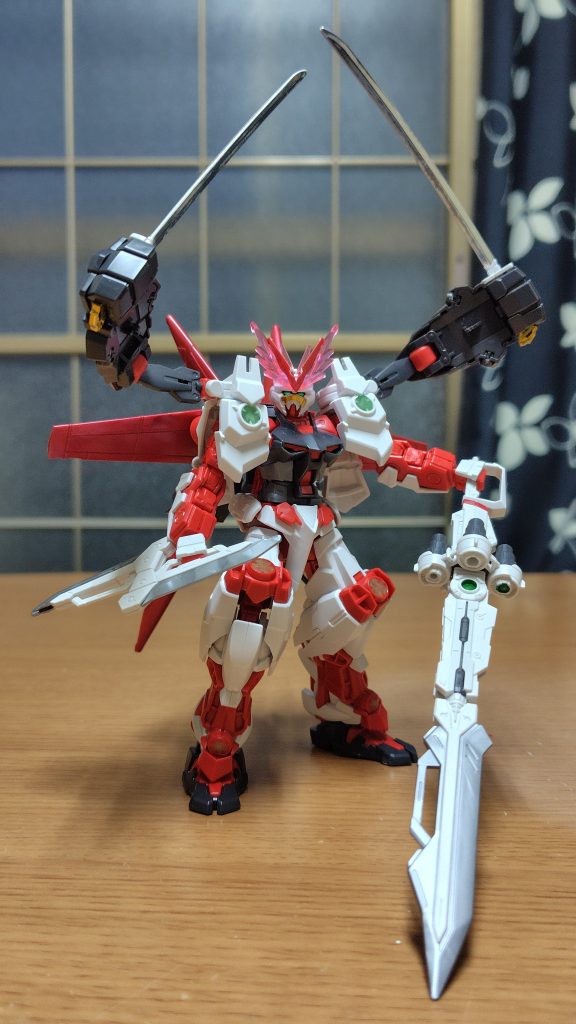 前投稿のレッドドラゴン装備も特に問題無く装備は可能でした。