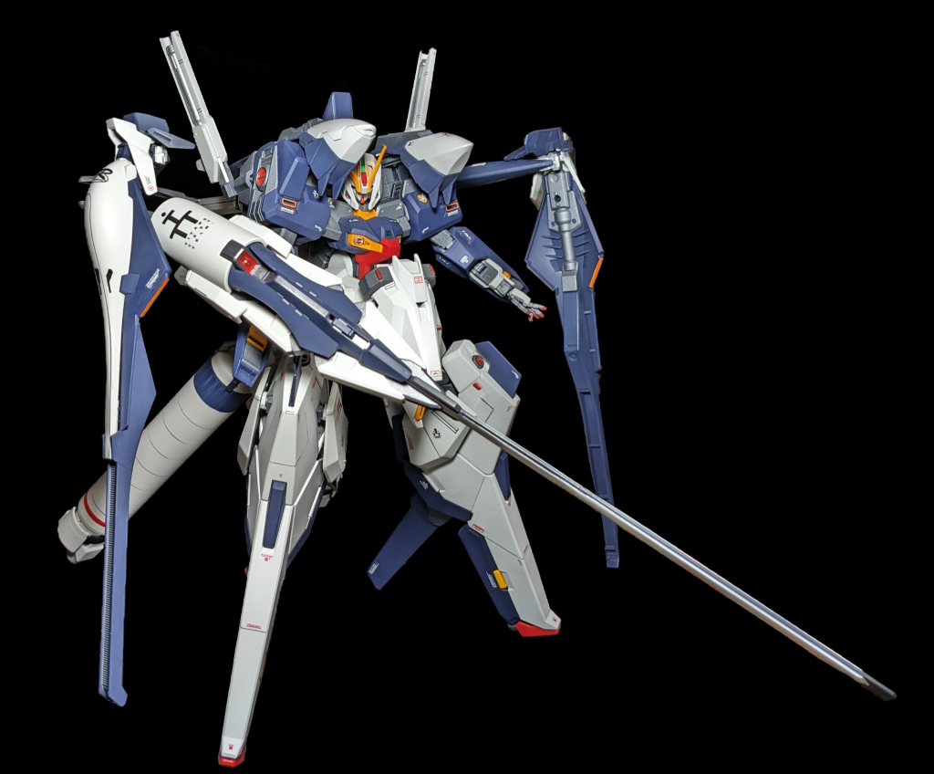 まあブースター外してもポージング大変なんだけど…