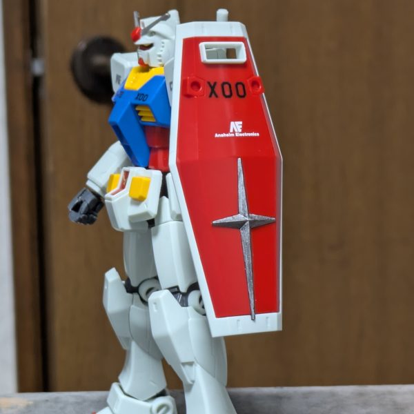 HGUC RX-78-2改めRX-78-X00デカール貼り完了!!設定上