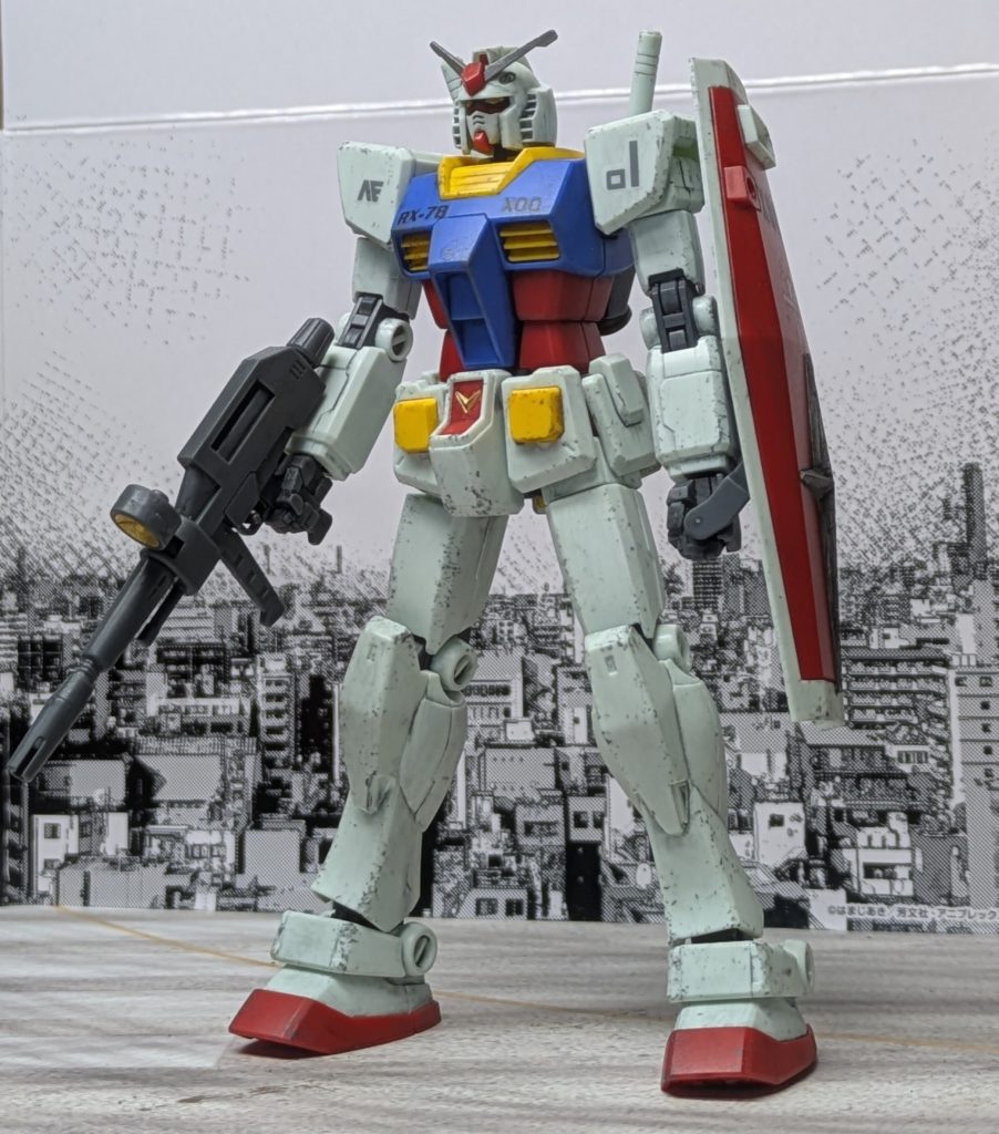 デラーズ紛争と国連軍によるガンダム開発計画破棄により本機も試作機としての任を解かれて用途廃棄になる予定であったが、当時シャイアン・マウンテン基地勤務だったアムロ・レイ大尉が同基地所属のアグレッサーパイロットになった際に本機を使用。かつての一年戦争ガンダムエースの手によりフルスペックを叩き出したX00は