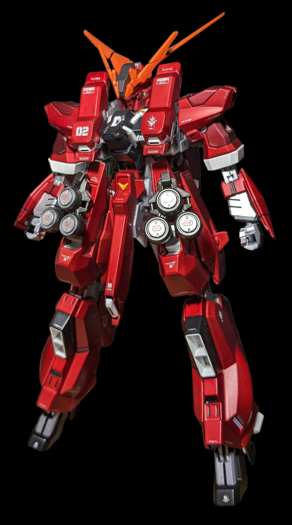 エレノアとのリンク時のブレードアンテナ展開状態ヘッドパーツをまるまる2つ作れるので差し替えでサッと変更出来るのはいいね