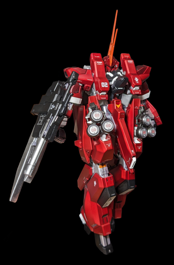 とても好きな機体だけど、股関節がウーンドウォートなのでふにゃふにゃですポージングぅ…