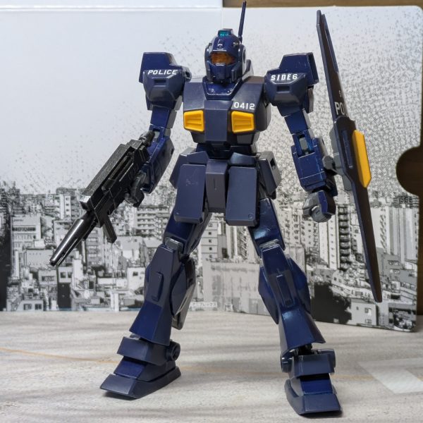 HGUC MSA-003 ネモ軍警察仕様デカール貼り完了!!アルファベットデカールをひたすら一文字ずつ切り貼りはさすがに疲れた😫因みに表記は