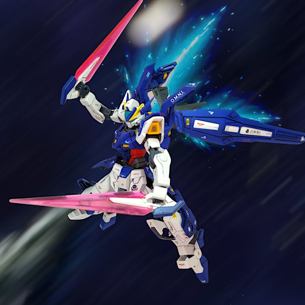 「高機動型ウィンダム」「ウィンダム Spec-Ⅱ」いろいろ名前と設定には悩みましたが、Recollectionに出そうな「先行試作型」にしました(gundam-kao6)