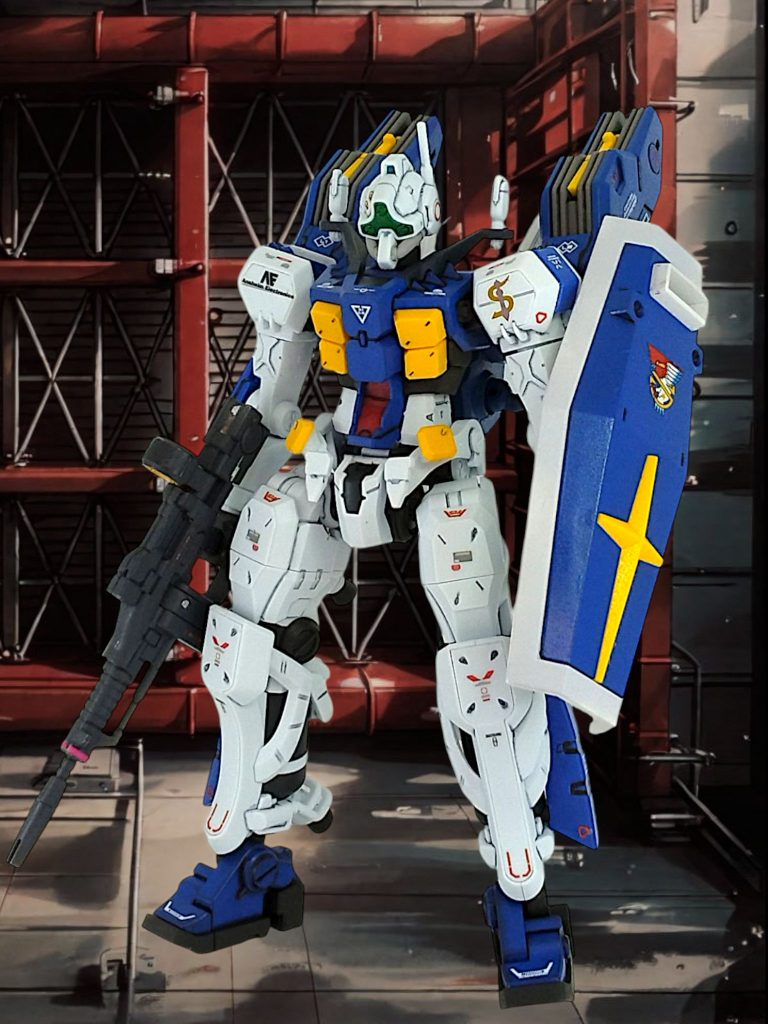 何かと話題になったゲルググのパイロット、シイコさんでしたが、「ジムっぽい機体に乗る元連邦側のエース」という設定ならスレッガーさん出してもよかったのでは・・・という妄想から作成(gundam-kao5)