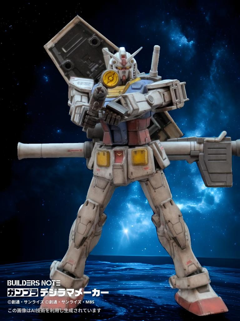 このガンダムは、いつもの成形色+筆塗り部分塗装からのウェザリング仕上げです❗️またお会いしましょう👋 追記 : 0083の紫豚💜🐷さんは「悪」だと思う。