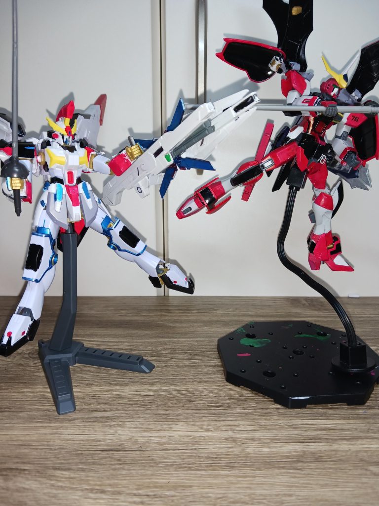 元ライバル機だったインパルスヘルとツーショットで終わりたいと思います。フォローと👍もよろしくお願いします。ご覧いただきありがとうございましたm(_ _)m