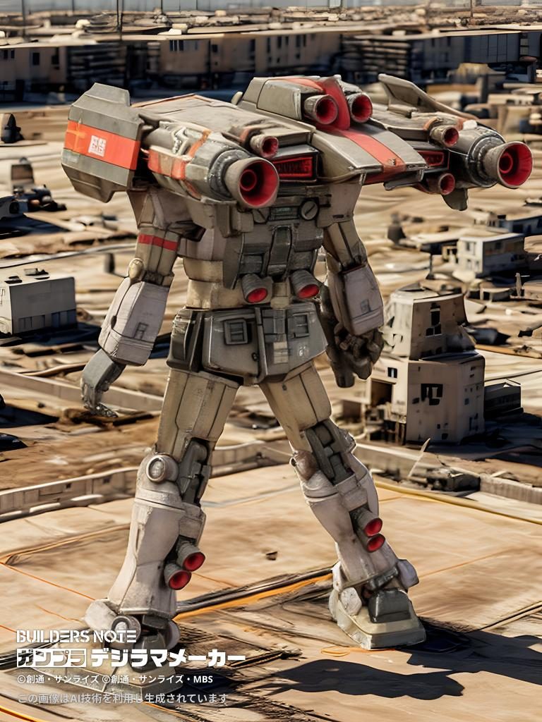 2025.5.24デジラマ追加。宇宙用の機体だけど、このブースターなら空も飛べるはず⁉️