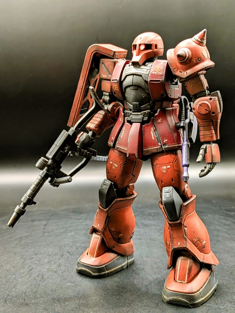 こんな汚れてると、シャアから「赤いな。実にいい色だ❗️」とは言って貰えないね💦