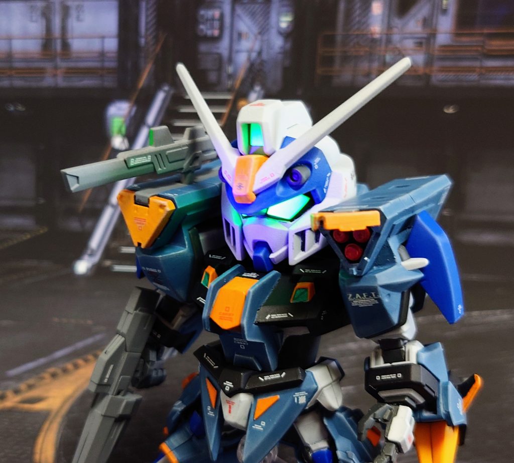 両肩はコトブキヤのMSGサポートシステムを装着