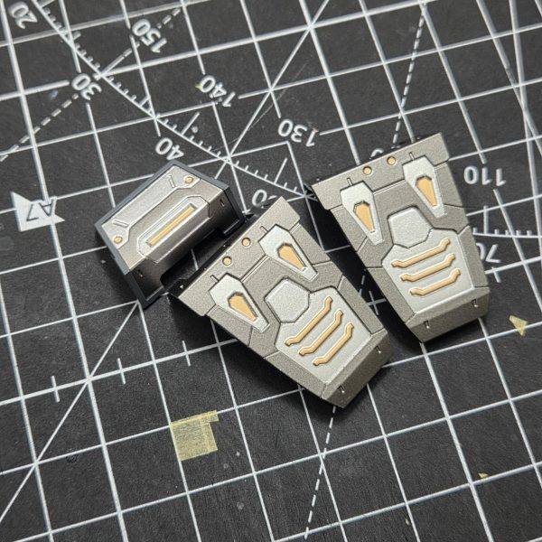 GAT-X131カラミティガンダムGAT-X133 ソードカラミティガンダムGAT-X130エールカラミティガンダム 3つのガンプラを混ぜました。워싱은 하지 않고 전부 마스킹 도색만 했습니다（5枚目）