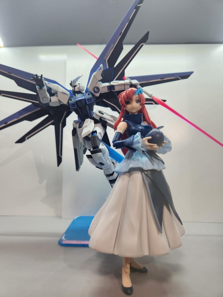 ラクスとツーショット。なんかイラストでありそうな構図だなとか思ったり…笑