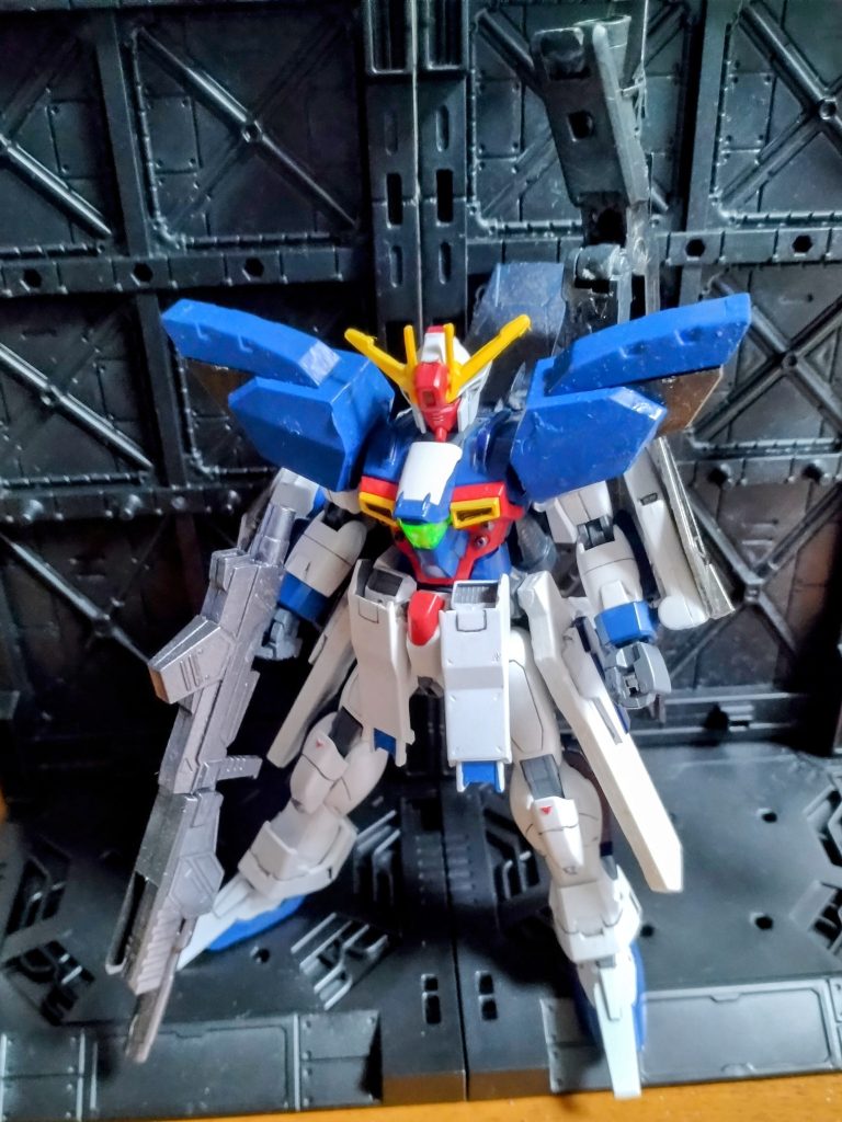 当時作った旧キット、リニューアル4機目のガンダムエックスでした〜✌️