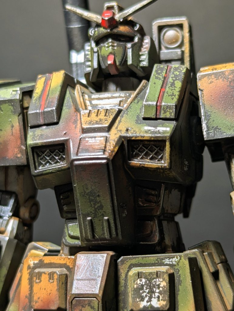 お気に入り部位は胸の通気孔と股関節あたりの38でしたガンダムってイケメン✨ジオンばっかり作ってますと殊更思います